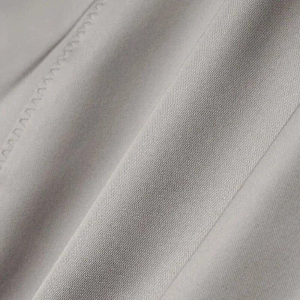 Aritzia Ten by Babaton Shimmer Satin Tube Dress Silver Grey Size 4 - Picture 3 of 7